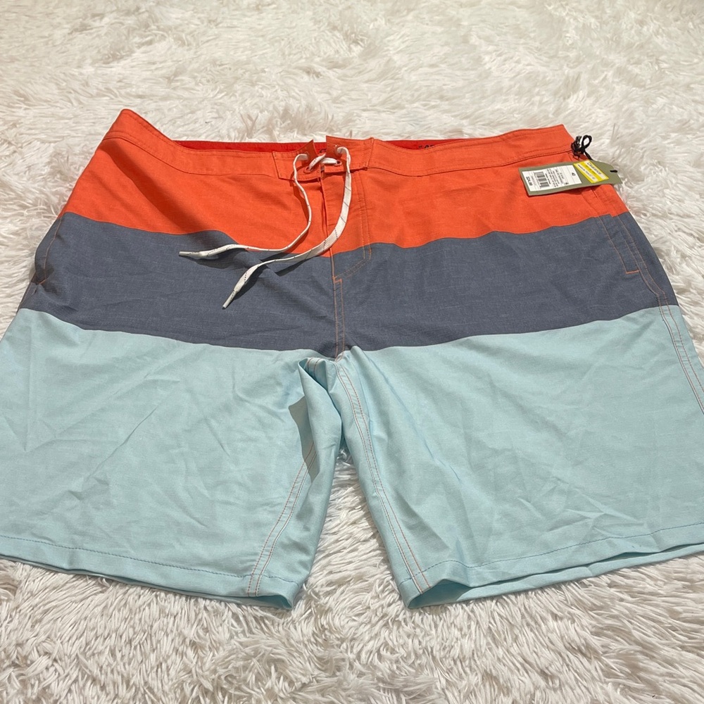 GOODFELLOW &CO MENS SIZE 40 Colorblock Swim Trunks